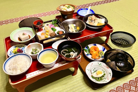 【精進料理の二食付プラン】＜庭園を望む和室＞真田幸村ゆかりの寺院で歴史探訪